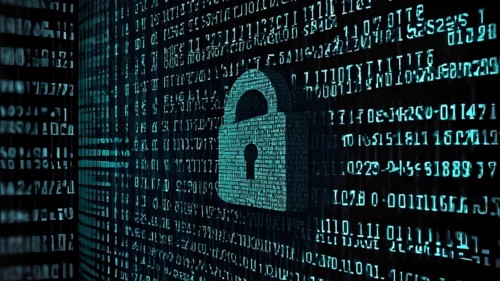 Abstract cyber security image symbolizing encrypted protection, data safety, digital defense, and