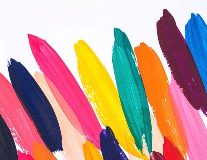 A painterly brush strokes print combining texture, energy, and abstract art, designed for creative