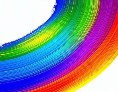 Creative brush strokes abstract poster combining painterly textures and vibrant background, ideal