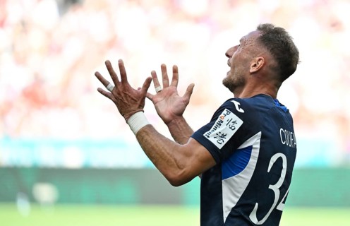 Vladimir Coufal TSG 1899 Hoffenheim (34) Disappointment disappointed after missed goal opportunity