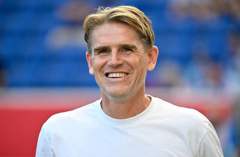 Sports Director Christoph Freund FC Bayern Munich FCB Portrait smiles Football Bundesliga, PreZero