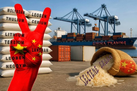 Symbolic image, China, rare earths, export restrictions, Germany, EU, European Union, Hafen