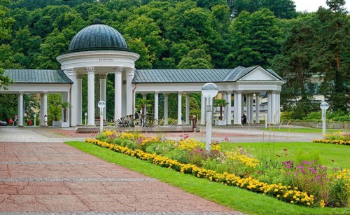 Karolina Spring, Karolina Spring, Small Colonnade, Spa Park, Spa in the Imperial Forest, Healing