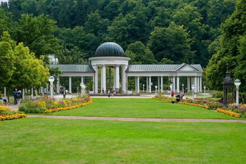 Karolina Spring, Karolina Spring, Small Colonnade, Spa Park, Spa in the Imperial Forest, Healing