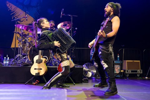 Gogol Bordello, folk-punk band, USA, live on Fall 2025 European Tour at Huxleys Neue Welt in Berlin