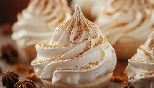 Homemade French Meringue: A Sweet Treat Made With Whipped Egg Whites And Sugar, Perfect For A