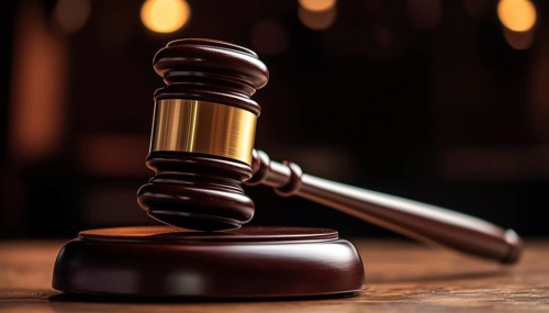 The Tool Used By Judges To Signal Order In A Courtroom, Typically Made Of Wood And Struck Against A