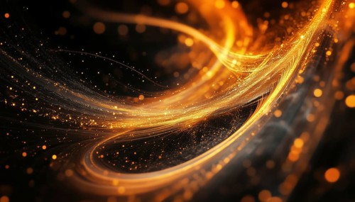 Innovative Light Element: A Creative And Dynamic Abstract Design By Artist S. Illuminates A Unique