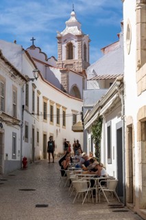 The historic centre of Lagos, R. Henrique Correia da Silva, in the west of the Algarve, Portugal