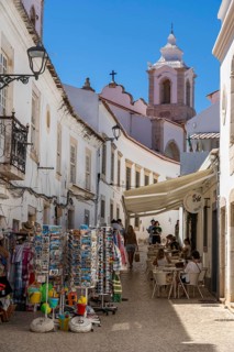The historic centre of Lagos, R. Henrique Correia da Silva, in the west of the Algarve, Portugal