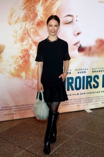 Paula Beer at the Berlin premiere of Miroirs No 3 at the Filmtheater am Friedrichshain in Berlin on