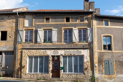 Historic building, Marville, Renaissance village, Département Meuse, Grand Est, France