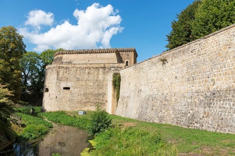 Tour du Roy, city tower, city wall, Charleville-Mézières, Mézières district, Ardennes, Grand Est,