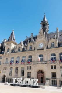 Hôtel de Ville, Town Hall, Charleville-Mézières, Mézières district, Ardennes, Grand Est, France