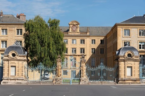 Prefecture, administration, official residence, Charleville-Mézières, Mézières district, Ardennes,
