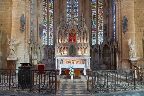 Saint-Nicolas Church, Marville, Renaissance village, Département Meuse, Grand Est, France