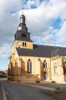 Saint-Nicolas Church, Marville, Renaissance village, Département Meuse, Grand Est, France