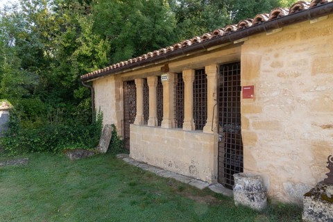 Ossuary, Saint-Hilaire cemetery, Marville, Renaissance village, Département Meuse, Grand Est,