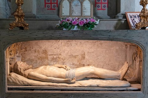 Chapel of the Holy Sepulchre, figure of Christ, Saint-Nicolas Church, Marville, Renaissance