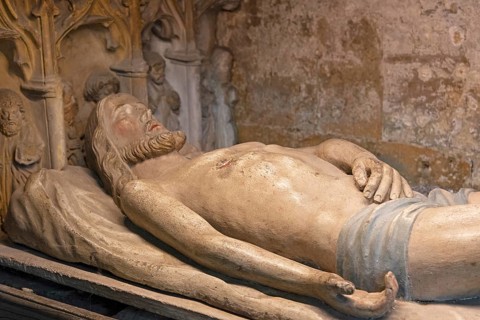 Chapel of the Holy Sepulchre, figure of Christ, Saint-Nicolas Church, Marville, Renaissance