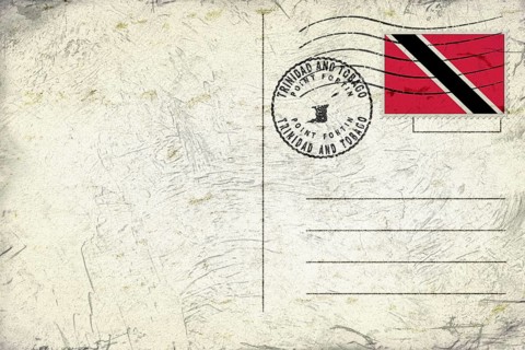 Trinidad and Tobago Point Fortin Round Seal Map Design