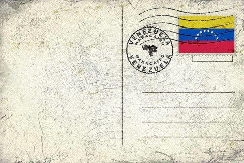 Venezuela Maracaibo Round Seal Map Design