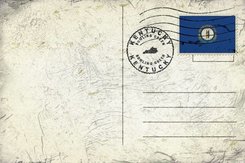 Kentucky Bowling Green Round Seal Map Design