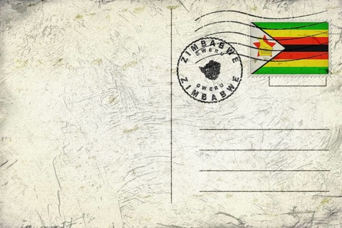 Zimbabwe Gweru Round Seal Map Design