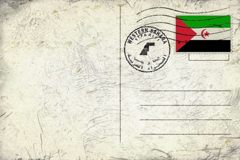 Western Sahara Tifariti Round Seal Map Design