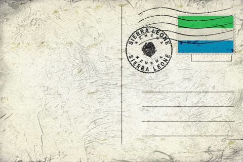 Sierra Leone Kenema Round Seal Map Design