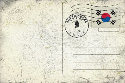 South Korea Seoul Round Seal Map Design