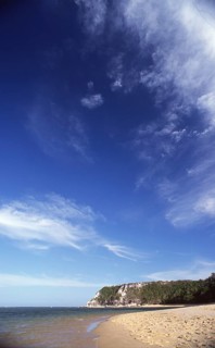 Peninsula, sky, Caraíva, Bahia - Brazil