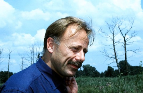 Lübbenau, DEU, 12.07.1999 -- Federal Environment Minister Jürgen Trittin, Alliance 90/The Greens,