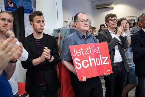 DEU Germany Germany Berlin election party in the SPD district office Kreuzberg-Friedrichshain
