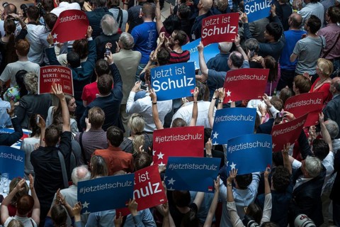 DEU Germany Germany Berlin election party at the SPD party headquarters