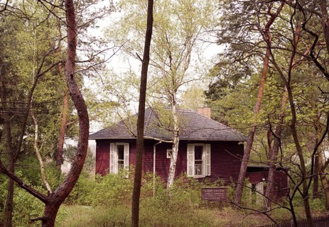 Potsdam-Caputh, DEU, Germany. 26.04.2002 - Albert Einstein's summer residence: exterior view of the