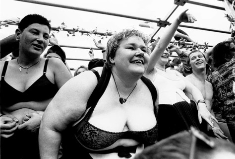 DEU, Berlin, 10.07 -- Permissive woman on Christopher Street Day.