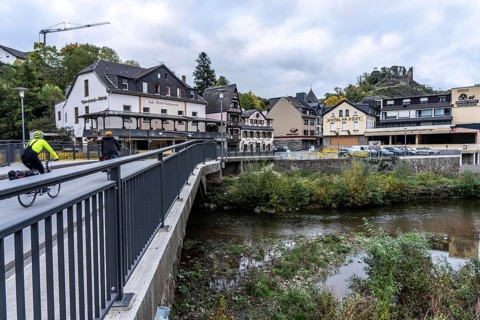 Reconstruction in the Ahr Valley, after the flood of July 2021, buildings that have not yet been