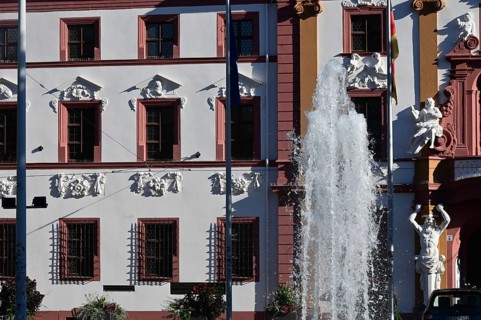 The former Electoral Mainz Lieutenant's Office is home to the Thuringian State Chancellery
