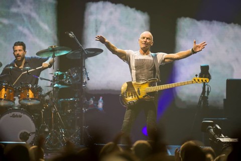 Sting (real name: Gordon Matthew Thomas Sumner, CBE) live on Sting 3.0 tour at Berlin's Uber Arena