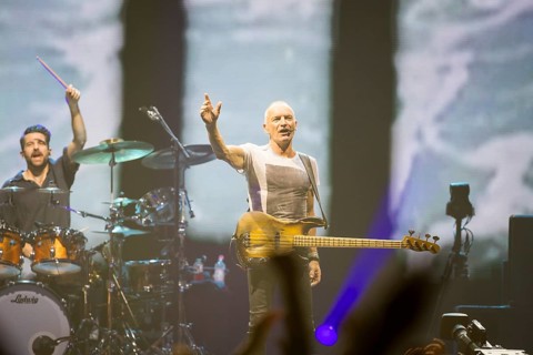 Sting (real name: Gordon Matthew Thomas Sumner, CBE) live on Sting 3.0 tour at Berlin's Uber Arena