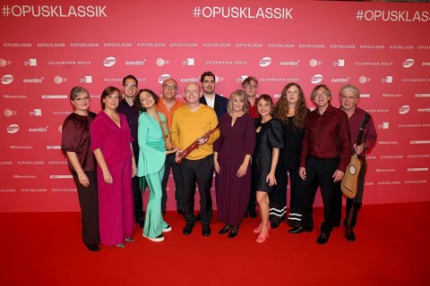 The music group Lautten Compagney Berlin and Asya Fateyeva, Opus Klassik 2025, awards ceremony at
