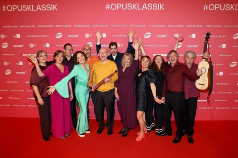 The music group Lautten Compagney Berlin and Asya Fateyeva, Opus Klassik 2025, awards ceremony at