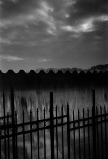 BIH, Bosnia, Sarajevo, 12.01.2006, View of a cemetery through a fence