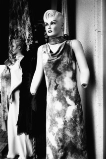 BIH, Bosnia, Brcko, 14.07.2005, mannequin in the halls of the duty-free Arizona Market sales area