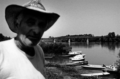 BIH, Bosnia, Brcko, 10.07.2005, border river on the outskirts of Brcko