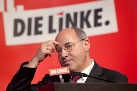 DEU Berlin Gregor Gysi during the Left Party Congress in Berlin-Lichtenberg. Germany Berlin, Gregor