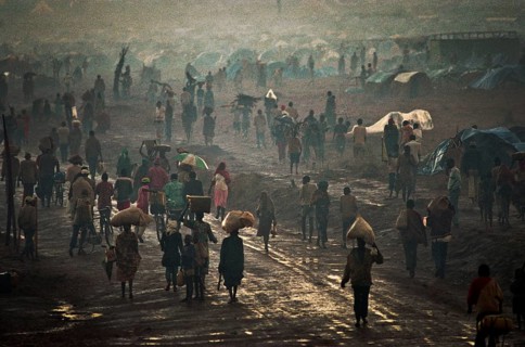 TZA Tanzania scene in the Benaco Camp refugee camp, to which up to 500, 000 Rwandan Tutsis fled the