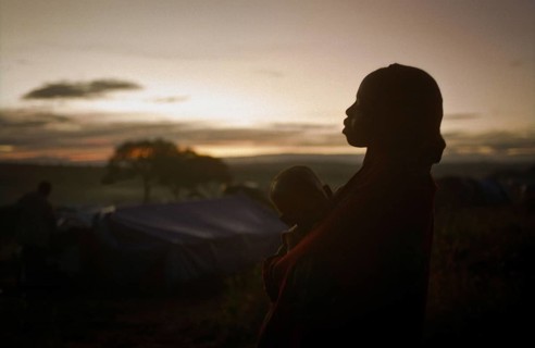 TZA Tanzania scene in the Benaco Camp refugee camp, to which up to 500, 000 Rwandan Tutsis fled the