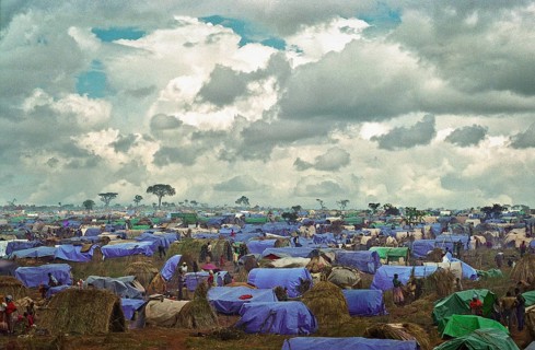 TZA Tanzania scene in the Benaco Camp refugee camp, to which up to 500, 000 Rwandan Tutsis fled the
